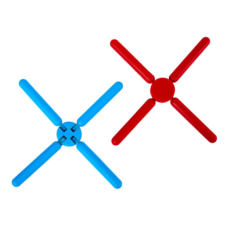 Kitchen Utility Foldable Cross Silicone Trivets